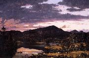 Frederic Edwin Church Lake Scene in Mount Desert oil painting